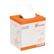 5 Star Luxury Facial Tissues Cube 2-Ply 70 Sheets White (Pack of 24) 123885