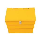 Mini Salt and Grit Bin with Locking Lid Yellow 50L 389111
