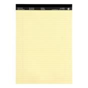 5 Star Executive Headbound Pad Ruled Perforated 65gsm 100 Page A4 Yellow (Pack of 10) 39687X