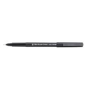 5 Star Fibre Tip Pen Medium 0.7mm Tip 0.4mm Line Black (Pack of 12) 397956