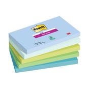 Post-it Super Sticky Notes Oasis 76x127mm 90Shs Pack of 5 655-5SS-OAS