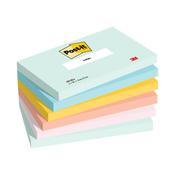 Post-it Notes Beachside Colour 76x127mm x100 Pack of 6 655-6-BEA image