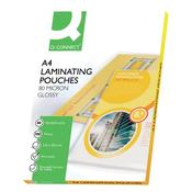 Q-Connect A4 Laminating Pouch 80 Micron Each Side 160 Micron in Total (Pack of 100) KF04114