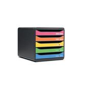Exacompta Iderama Big Box Plus 5 Drawer Set Harlequin 309798D image