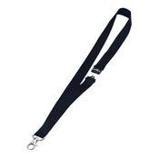 Durable Soft Lanyard with Clip and Safety Release Black (Pack of 10) 8137/01 image