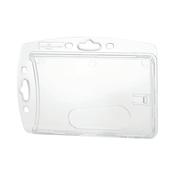 Durable Enclosed Security Pass ID Card Holder for Lanyards 54x87mm Clear (Pack of 10) 890519