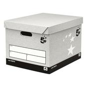 5 Star Storage Box and Lid Self-Assembly 336x391x285mm (Pack of 10) 908978 908978