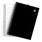 5 Star Wirebound Notebook Ruled 80gsm 140 Page A5 Black (Pack of 5) 930272