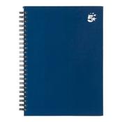 5 Star Wirebound Hardback Notebook Ruled A5 140 Page Indigo (Pack of 5) 943458