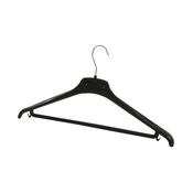 Alba Coat Hanger 450x22x60mm Plastic Black (Pack of 20) PMBASICPL image