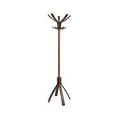 Alba Cafe Coat Stand 550x550x1760mm Dark Wood PMCAFE image