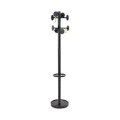 Alba Stan Coat Stand 350x350x1750mm Black PMSTAN3N image