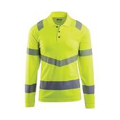 Arco Responsible Yellow Long-Sleeve Hi-Vis Polo Shirt S