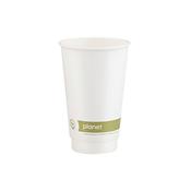 Planet 16oz Double Wall Plastic-Free Hot Cup (Pack of 25) PFHCDW16 image