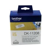 Brother Black on White Paper Large Address Labels (Pack of 400) DK11208 image
