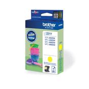 Brother LC221Y Inkjet Cartridge Yellow LC221Y