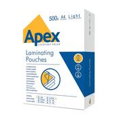 Fellowes Apex Light Duty Laminating Pouch A4 (Pack of 500) 6005201 image