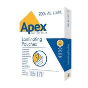 Fellowes Apex Light Duty Laminating Pouch A4 (Pack of 200) 6005301 image