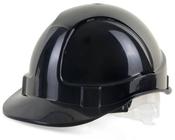 Beeswift Economy Vented Safety Helmet Black One Size BBEVSHBL image