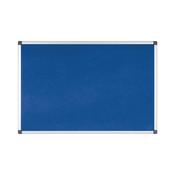Bi-Office Aluminium Trim Felt Notice Board 1200x900mm Blue FA0543170-999