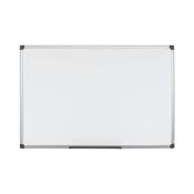 Bi-Office Aluminium Finish Magnetic Whiteboard 900x600mm MB0706186