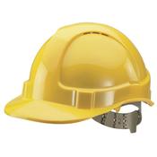 Beeswift Comfort Vented Safety Helmet ABS Shell Yellow BBVSHY image