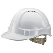 Beeswift Comfort Vented Safety Helmet ABS Shell White BBVSHW image