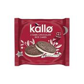 Kallo 2 Dark Chocolate Rice Cakes 33g (Pack of 30) 133914 image