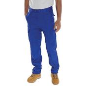 Beeswift Super Click Drivers Trousers Royal Blue 32 PCTHWR32