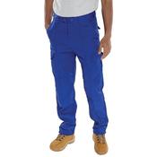 Beeswift Super Click Drivers Trousers Royal Blue 40 PCTHWR40