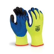Beeswift Latex Thermo-Star Fully Dipped Gloves Saturn Ylw 11 BF3SY11