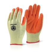 Beeswift Economy Grip Gloves Orange M-XL (Pack of 10) EC8NORM