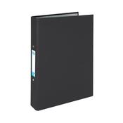 Elba 25mm Ring Binder Paper Over Board A4 Black Pack of 10 400033495 image