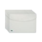 Elba Snap Wallet A4 Clear (5 Pack) 400123618