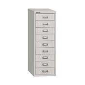 Bisley 9 Multidrawer Cabinet A4 279x380x860mm Grey H399NL-073