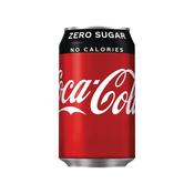Coca-Cola Zero Soft Drink 330ml Can (Pack of 24) FOCOC018C