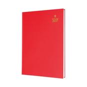 Collins A5 Desk Diary Day Per Page Red 2027 52-15.27