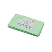 2Work Microfibre Cloth 400x400mm Green (Pack of 10) CNT01624