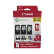 Canon PG-540L x 2/CL-541XL Ink Cartridges K/CMY + 4 x 6 in Photo Paper Value Pack 5224B015 image