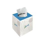 2Work Facial Tissue Cube Box 70 Sheets 2-Ply (Pack of 24) CPD13550 image