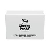 Cheeky Panda Z-Fold 2-Ply Bamboo Hand Towel 200 Towels per Pack (Pack of 15) ZHANDTW15
