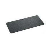 Durable Premium Soft Felt Desk Mat With Fold Out Phone Holder 70x33cm Charcoal 708158 image