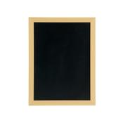 Securit Woody Chalkboard with White Chalk Marker and Mounting Kit 300x10x400mm Teak WBW-TE-30-40