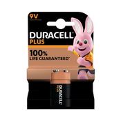 Duracell Plus 9V Battery Alkaline 100% Life 5011414 image