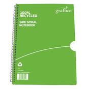 Graffico by 5 Star Recycled Wirebound Notebook 100p A4 (Pack of 10) EN08043