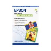 Epson Self-Adhesive Photo Paper A4 (Pack of 10) C13S041106 image