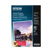Epson Matte Paper Heavyweight A3 167gsm (Pack of 50) C13S041261 image
