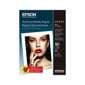 Epson Archival Matte Paper A3 189gsm (Pack of 50) C13S041344 image