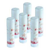 5 Star Solid Adhesive Glue Stick Washable Non-toxic Large 40g(Pack of 6) 108233 image