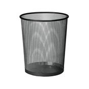 5 Star Lightweight Mesh Waste Bin Sturdy Scratch Resistant 20 Litre 305x345mm Black 288013